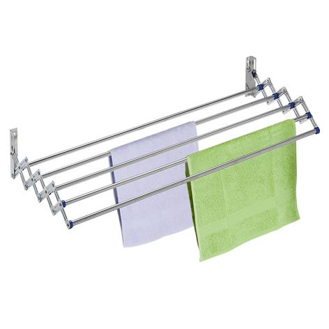 Απλωστρα τοιχου βιδωτη inox 120cm (300-112)