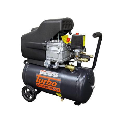 Turbo Αεροσυμπιεστής 2,5 HP, 25lt (TRB24)