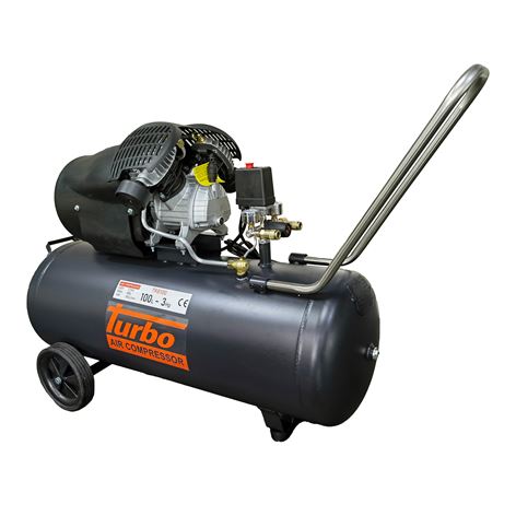 Turbo Αεροσυμπιεστής 3 HP, 100lt (TRB100)